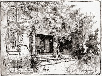 A casa de John Bartram perto de Filadélfia, da 
