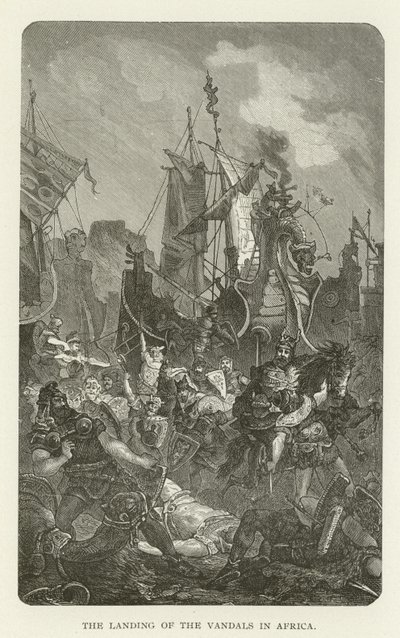 O desembarque dos vândalos na África de American School