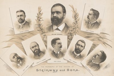 Os membros da Casa de Steinway e Filhos de American School