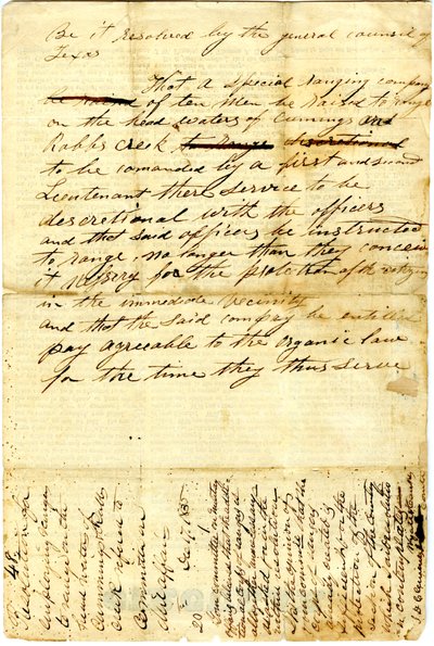Ao povo do Texas: cerco da guarnição mexicana em San Antonio de Bexar, 10 de dezembro de 1835 de American School