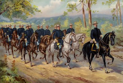 Exército dos EUA, equipamento de campo da cavalaria de American School