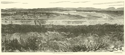 Vista de Knoxville de Keiths Hills, novembro de 1863 de American School