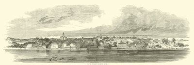 Vista de Vicksburg do rio, junho de 1862 de American School