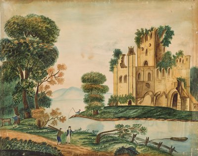 Vista de um castelo de American School