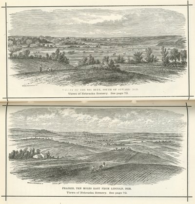Vistas do Cenário de Nebraska de American School