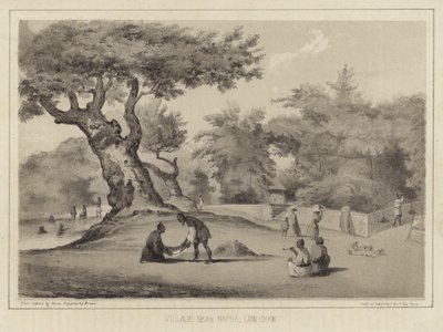 Aldeia perto de Napha, Lew Chew (Ilhas Ryukyu) de American School