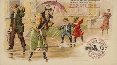 Andando e pulando na chuva de American School