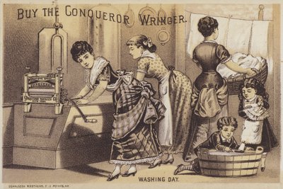 Dia da Lavagem (chromolitho) de American School