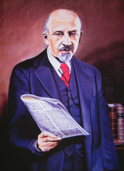 William Edward Burghardt du Bois (1868-1963) (óleo sobre tela) de American School