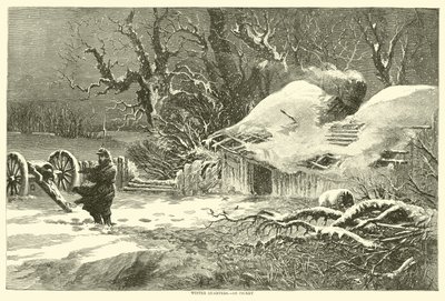 Winter Quarters, em piquete, fevereiro de 1864 de American School
