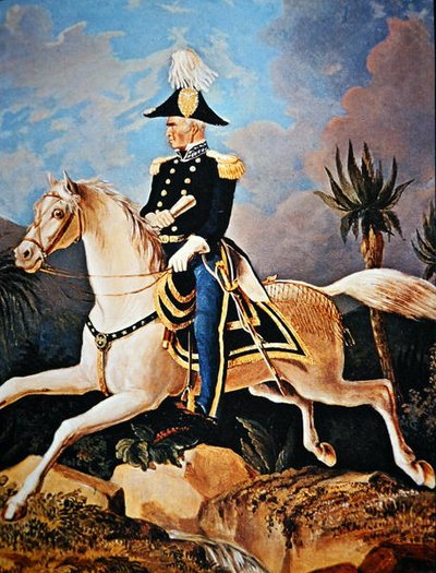 Zachary Taylor (cor litho) de American School