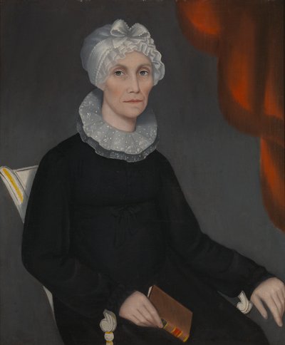 Retrato da Sra. Robinson, ca. 1819. de Ammi Phillips