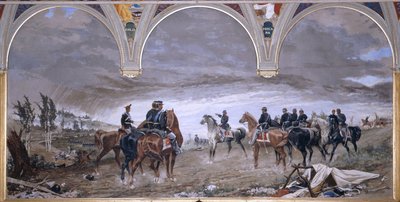 A Batalha de Solferino, 1886 de Amos Cassioli