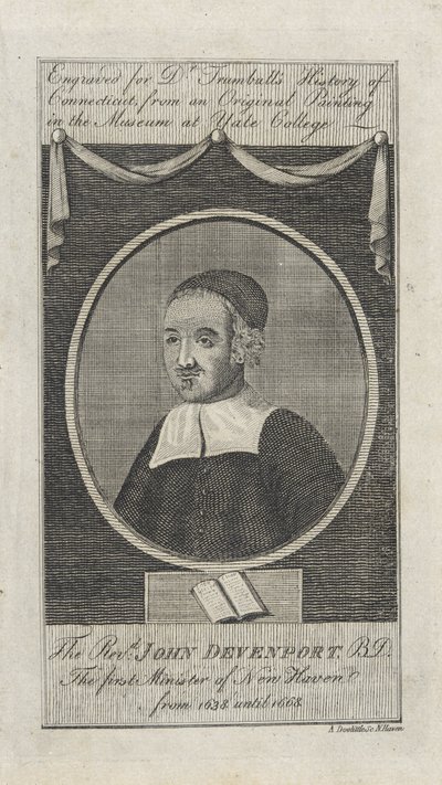 O Rev. John Davenport, pub. 1797 de Amos Doolittle