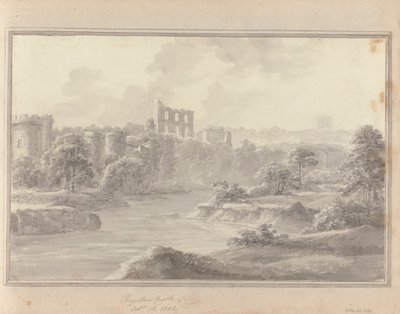 Vistas em Inglaterra, Escócia e País de Gales: Castelo de Chepstow, 15 de Outubro de 1802 de Amos Green