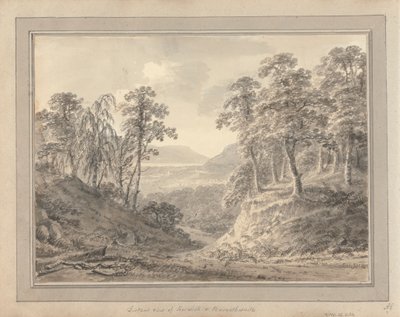 Vistas em Inglaterra, Escócia e País de Gales; Digressão na Escócia: Vista distante de Keswick e Basenth Waite de Amos Green
