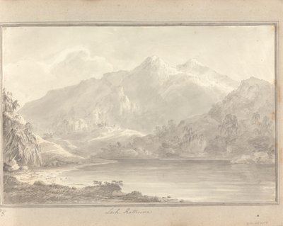 Vistas em Inglaterra, Escócia, e País de Gales: Viagem na Escócia; Loch Katterine de Amos Green
