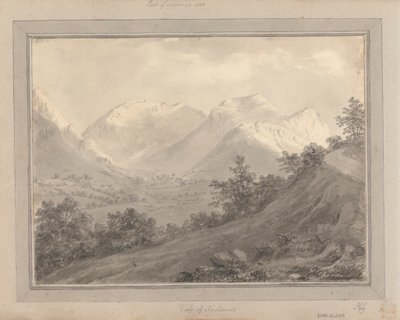 Vistas em Inglaterra, Escócia e País de Gales; Digressão na Escócia: Vale of Newlands, AG de Amos Green