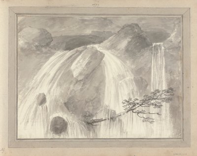 Vistas em Inglaterra, Escócia e País de Gales: Queda de água, Vistas em 1799 de Amos Green