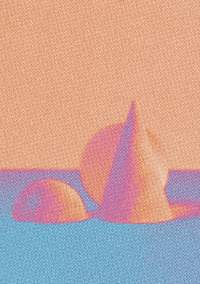 Formas geométricas oníricas de Amy Louise Baker