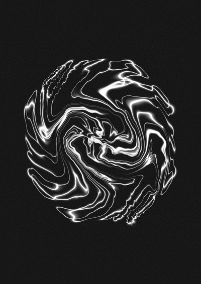 Redemoinho de líquido elétrico de Amy Louise Baker