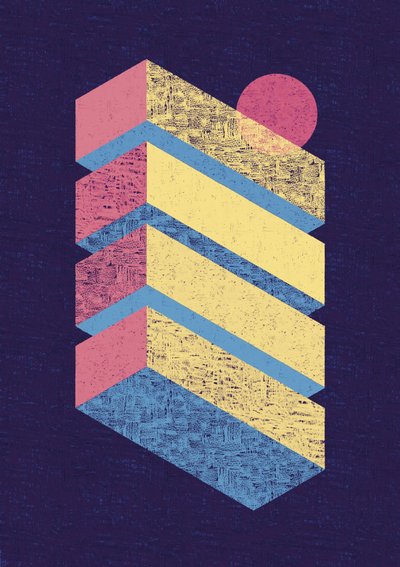 Camadas retro e sol de Amy Louise Baker