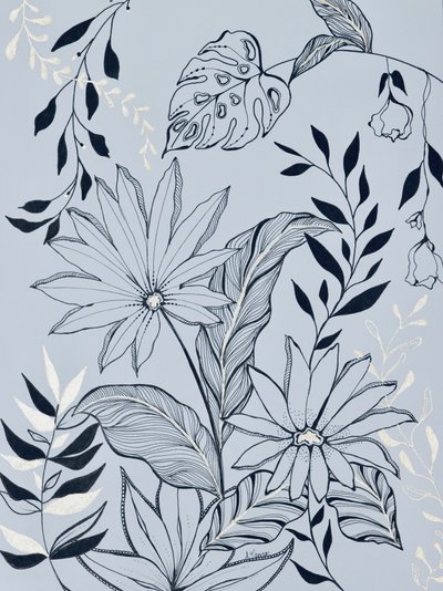 Folhagem tropical serena de Amy Tieman