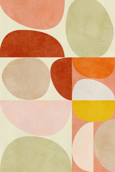 Geometria em tons pastel de Ana Rut Bre