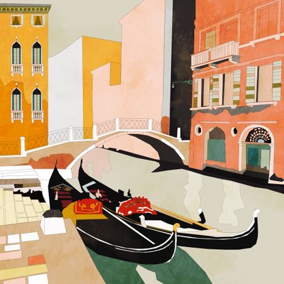 Gôndolas de Veneza de Ana Rut Bre