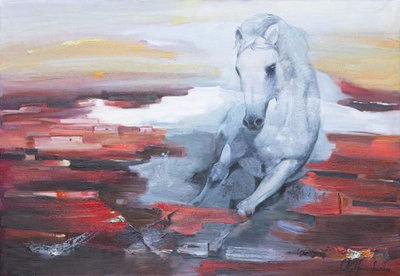 White Horse Red Energy de Anastasiia Grygorieva