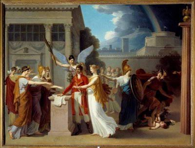 A Paz de Amiens, 25 de Março de 1802 (óleo sobre tela) de Anatole Devosge