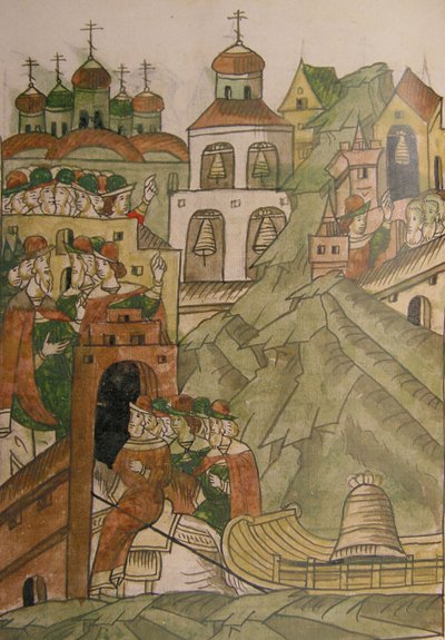 O sino da assembléia dos povos não tocará em Novgorod novamente. de Ancient Russian Art