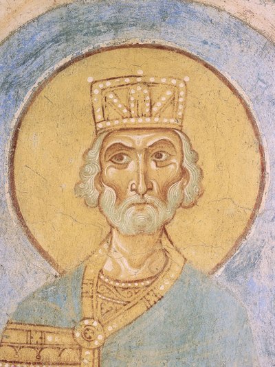 Rei Davi, século XII de Ancient Russian frescos