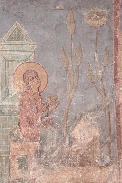 Saint Anne Praying, século XII de Ancient Russian frescos