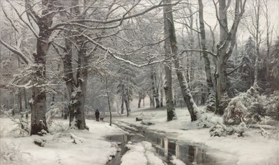 Tempo de orvalho em uma floresta de faias de Anders Andersen Lundby