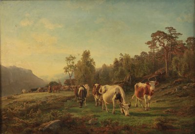 Paisagem com vacas de Anders Askevold