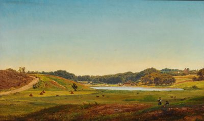 Paisagem de colheita dinamarquesa de Anders Christian Lunde