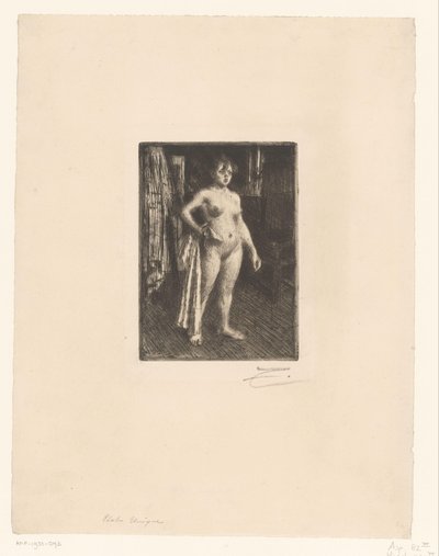 A Vénus de La Vilette de Anders Leonard Zorn (signed by artist)