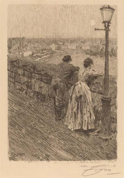 Pescador em Saint Ives, 1891. de Anders Leonard Zorn