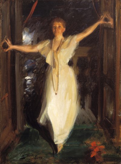 Isabella Stewart Gardner em Veneza, 1894 de Anders Leonard Zorn