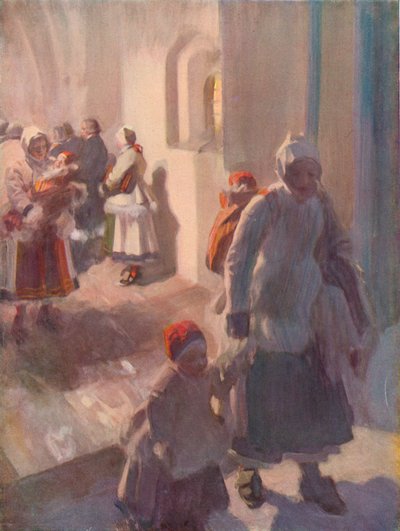 Matins no dia de Natal, c1912 de Anders Leonard Zorn