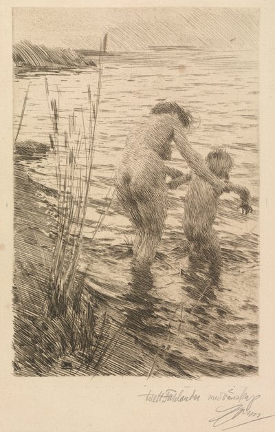 Primeiro, 1890. de Anders Leonard Zorn