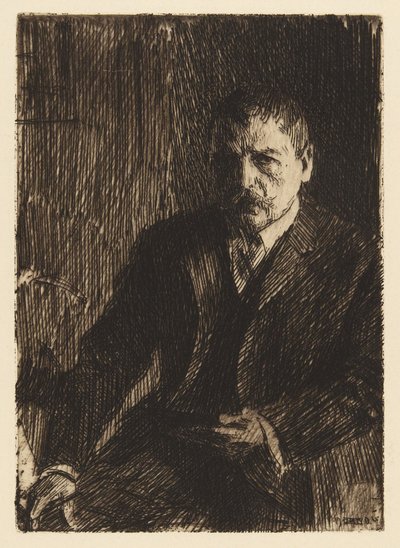 Autorretrato II, 1904 de Anders Leonard Zorn