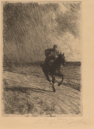 Tempestade A tempestade, 1891. de Anders Leonard Zorn