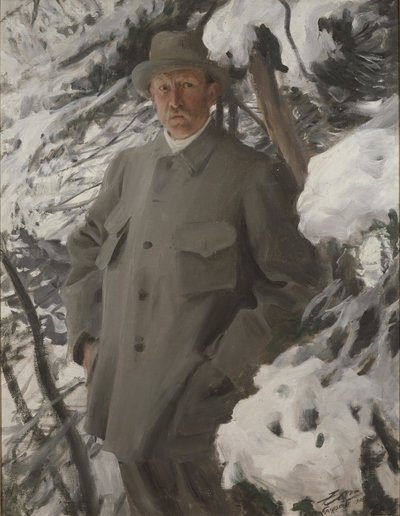 O pintor Bruno Liljefors, 1906 de Anders Leonard Zorn