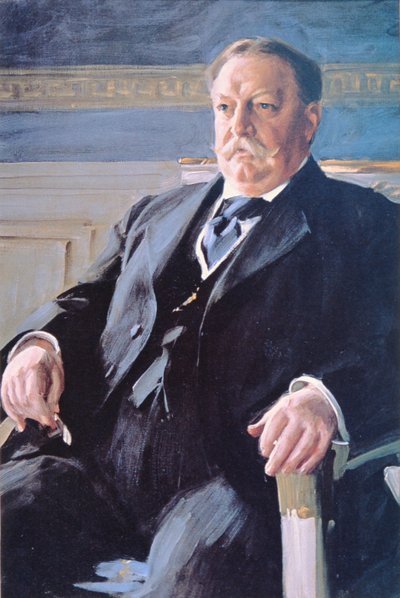 William H. Taft (1857-1930) (cor litho) de Anders Leonard Zorn