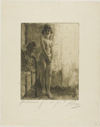 Um canto escuro de Anders Leonard Zorn