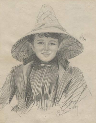Ada Lymon (Mulher de Chapéu Grande) de Anders Leonard Zorn
