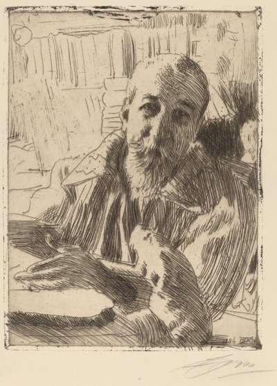 Anatole França de Anders Leonard Zorn