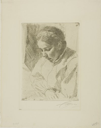 Em oração de Anders Leonard Zorn